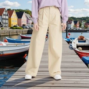 LEVI’S Pleated High Loose Pant in Khaki 27